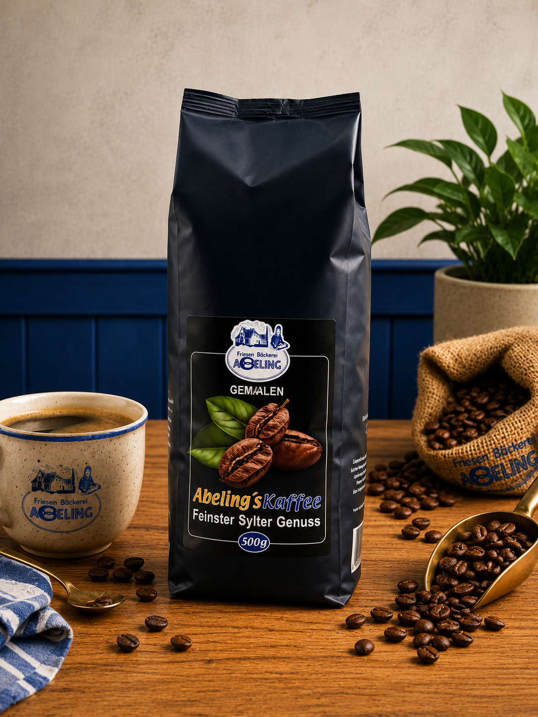Abeling's Kaffee - Gemahlen
