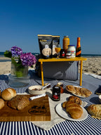 Süßes Strandfrühstück für 2 Personen Picknickkorb